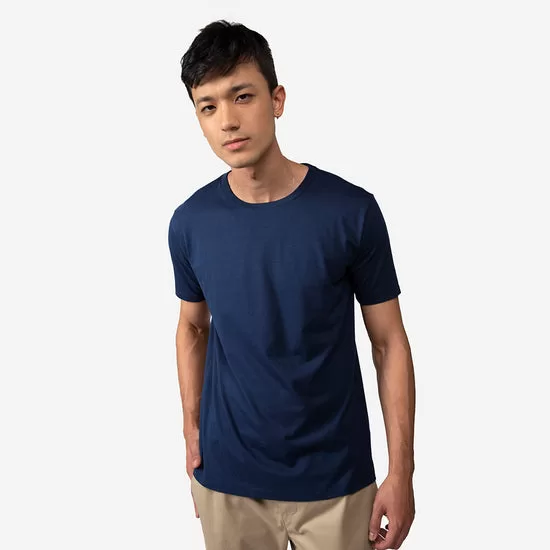 Camiseta Pima Masculina | Life Collection - Azul Marinho