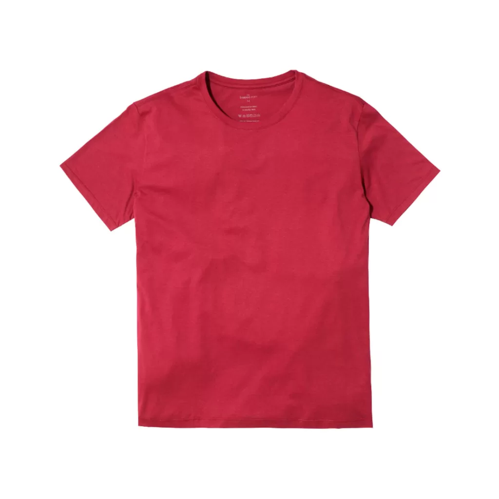 Camiseta Algodão Premium Masculina | Everyday Collection - Tinto