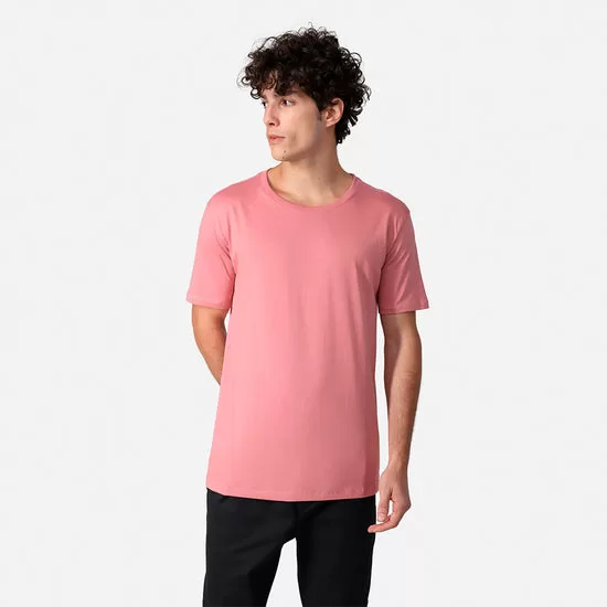 Camiseta Pima Masculina | Life Collection - Rose