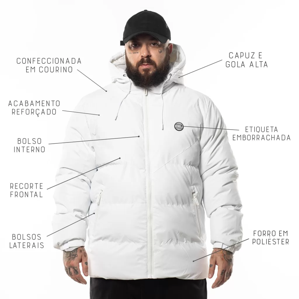 Jaqueta Masculina Plus Size Shelter