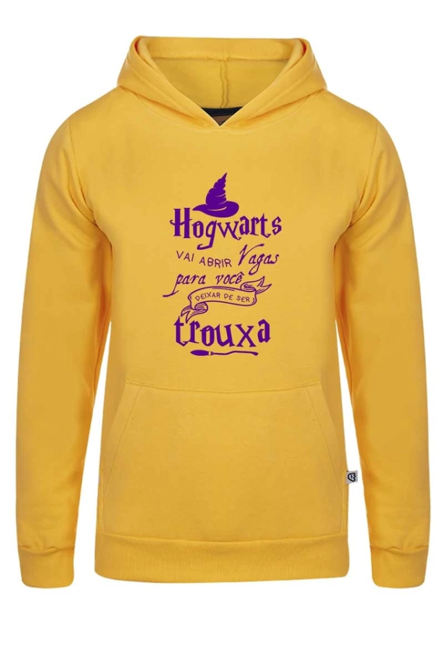 Blusa Moletom Hogwarts vai abrir vagas para você deixar de ser trouxa