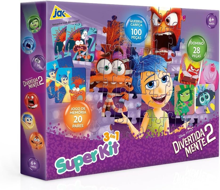 DIVERTIDAMENTE 2 - SUPER KIT - JAK - Toyster Brinquedos