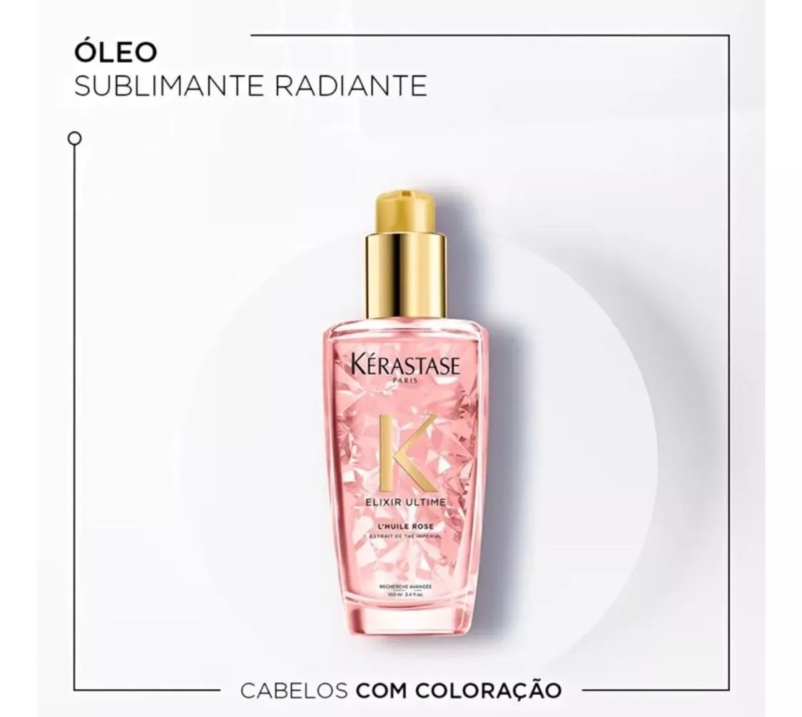 Óleo Kérastase L'Huile Rose Elixir Ultime 100ml