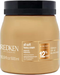 Redken Máscara de Tratamento All Soft |Tratamento Anti-frizz Para Cabelos Secos e Opacos | Promove Hidratação Profunda | Repara e fortalece | Com Óleo de Argan | 500ml