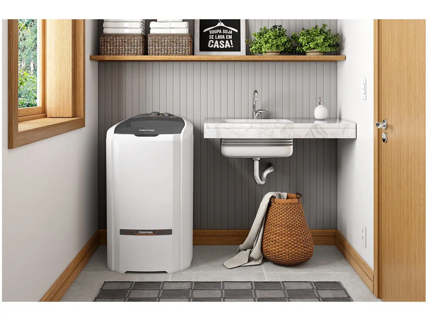 Tanquinho de Lavar Roupas Colormaq 20Kg LCS 20