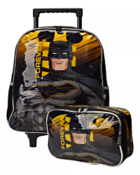 Kit Mochila + Lancheira Luxcel Batman 16