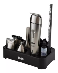 Aparador De Pelos Philco Pap15 Multigroom Aqua 12 Em 1 Cor Prata 110V/220V