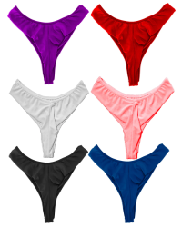 Kit 5 Tangas Calcinha Fio Duplo Levanta Bumbum Confortável