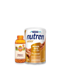 Combo Nutren Senior Chocolate 740g + Sundown Ômega 3
