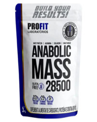 Hipercalórico anabolic mass 28500 3kg profit laboratórios Vários Sabores