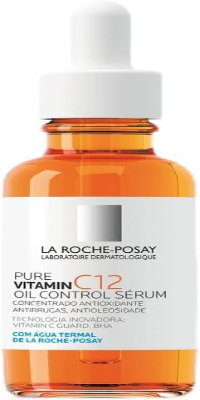 La Roche-Posay, Sérum Antirrugas para Peles Oleosas, Pure Vitamin C12 Oil Control, 30ML