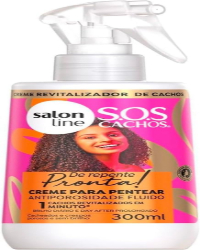 Salon Line, SOS CREME PENTEAR CONDICIONADOR ANTIPORISADE DE REPENTE PRONTA 300ML