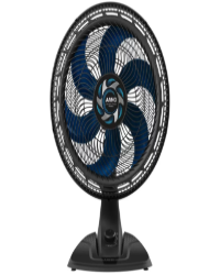 Ventilador de Mesa Arno Xtreme Force Breeze VB40 - 40cm 6 Pás 3 Velocidades Preto e Azul