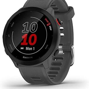 Achadinho do dia 22/11 Garmin Relógio Forerunner 55 Cinza 42mm com Monitor Cardíaco de Pulso e GPS