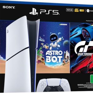 Achadinho do dia 21/11 PlayStation®5 Slim Digital 825GB – Pacote ASTRO BOT e Gran Turismo 7