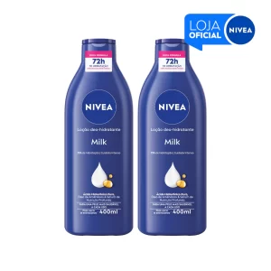 Achadinho do dia 22/11 KIT NIVEA Loção Hidratante Milk Pele Seca a Extrasseca