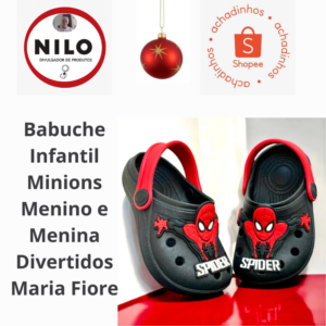 Achadinho do dia 04/12 Babuche Infantil Minions Menino e Menina Divertidos Maria Fiore