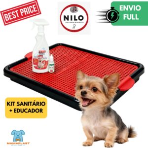 Achadinho do dia 03/12 Kit Sanitário Pet Banheiro para Cachorro + Educador