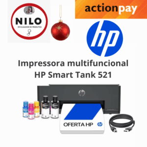 Achadinho do dia 02/12 Impressora multifuncional HP Smart Tank 521
